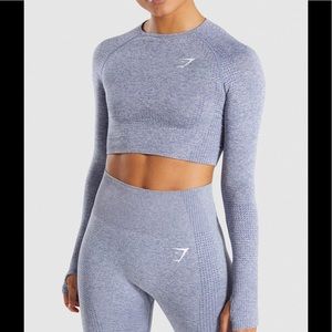 Gymshark Vital Seamless Long Sleeve Crop Top XS